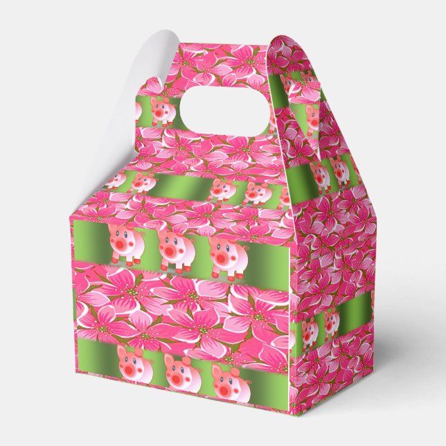 Gable Favor Box Geschenkschachtel (Vorderseite)