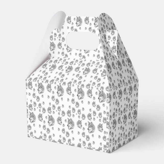 Gable Favor Box Geschenkschachtel (Vorderseite)