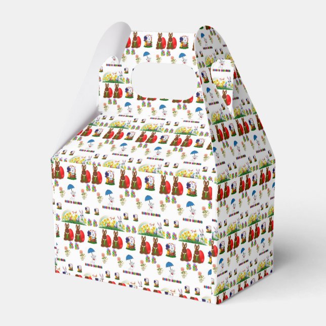 Gable Favor Box Geschenkschachtel (Vorderseite)