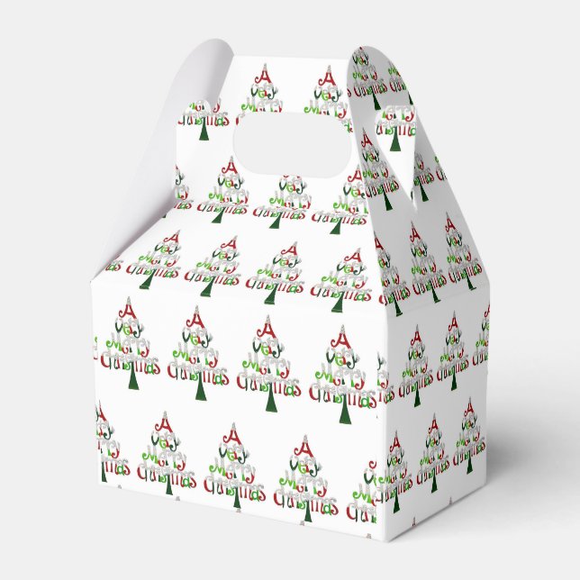 Gable Favor Box Geschenkschachtel (Vorderseite)