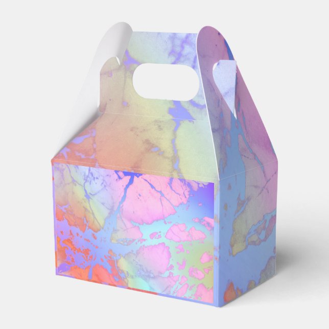 Gable Favor Box Geschenkschachtel (Rückseite)