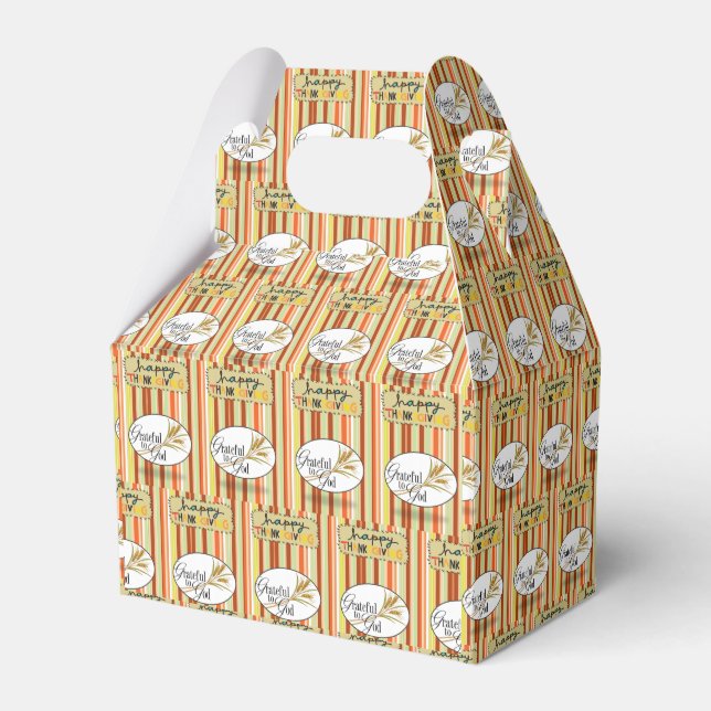 Gable Favor Box Geschenkschachtel (Vorderseite)
