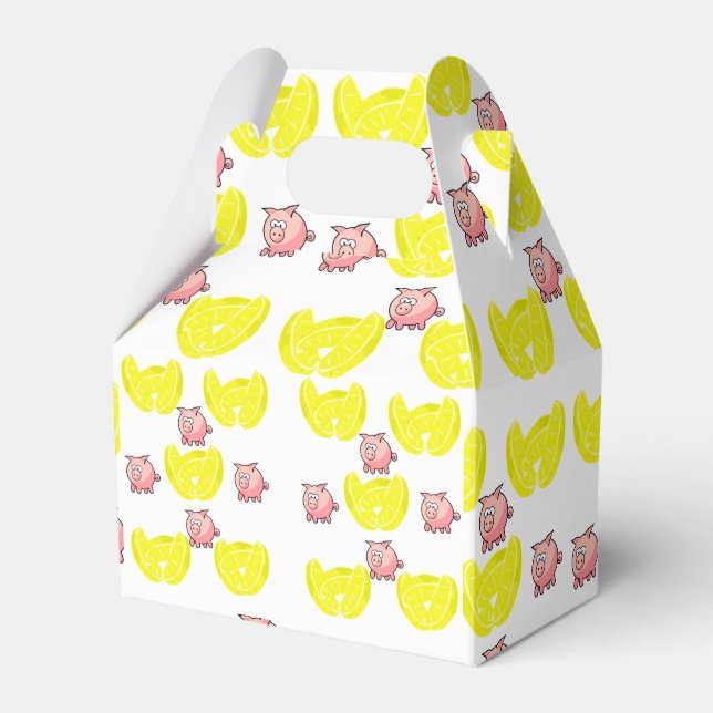 Gable Favor Box Geschenkschachtel (Vorderseite)