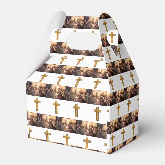 Gable Favor Box Jesus Geschenkschachtel (Vorderseite)