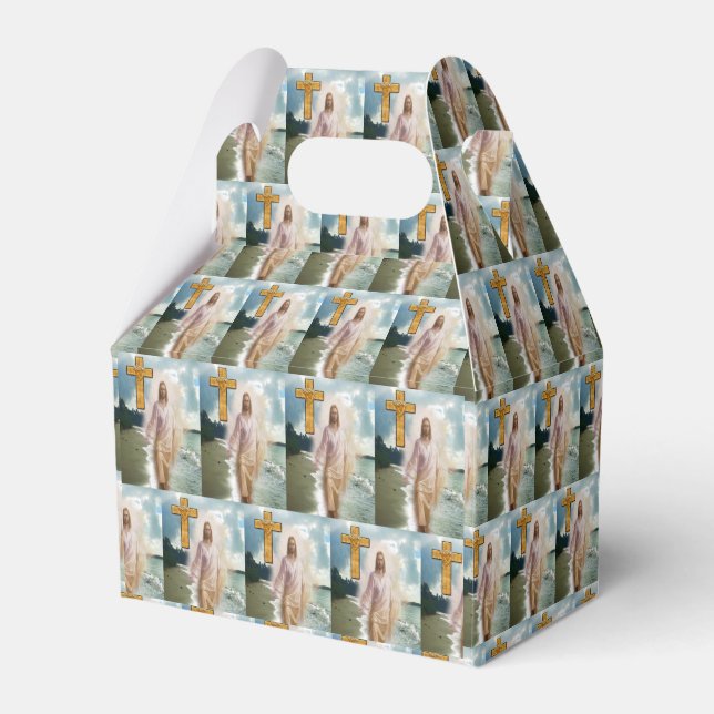 Gable Favor Box Jesus Geschenkschachtel (Vorderseite)