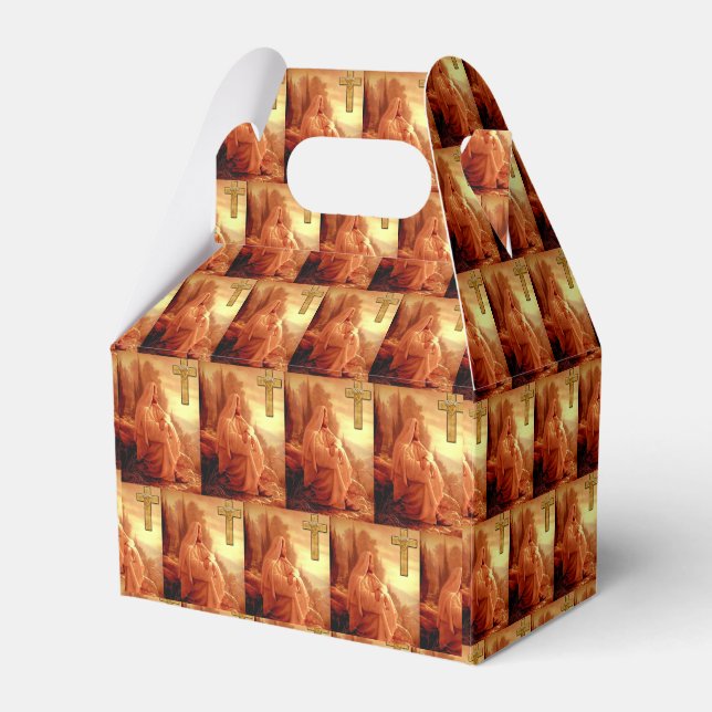 Gable Favor Box Jesus Geschenkschachtel (Vorderseite)