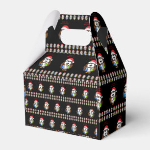 Gable Favor Box Snowman Geschenkschachtel