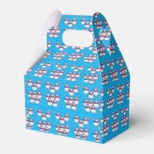 Gable Favor Box Snowman Geschenkschachtel