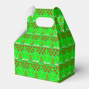 Gable Favor Box Weihnachten Geschenkschachtel