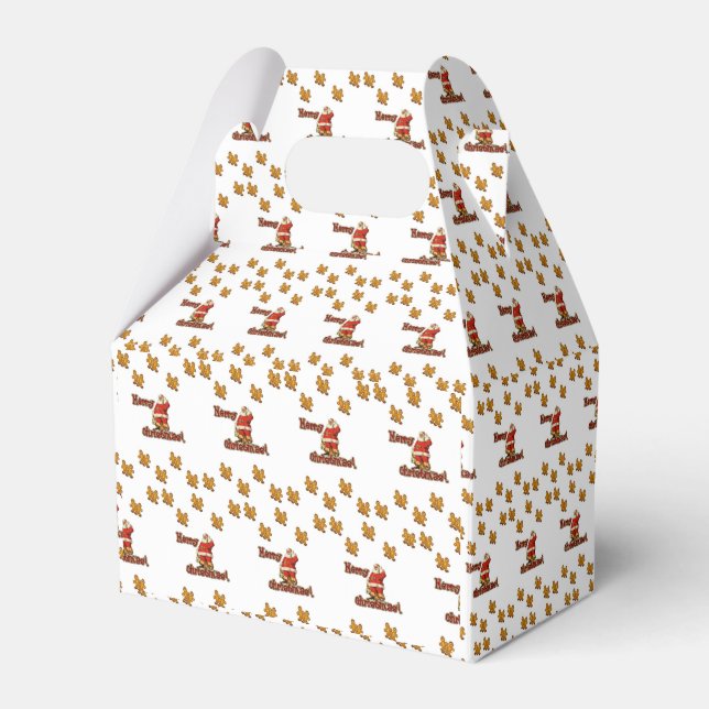 Gable Favor Box Weihnachten Geschenkschachtel (Vorderseite)