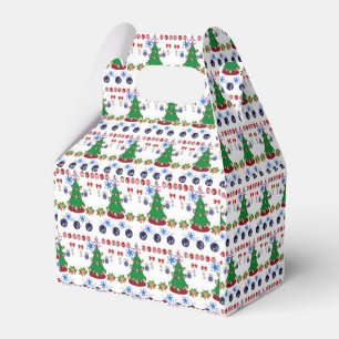 Gable Favor Box Weihnachten Geschenkschachtel