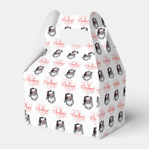 Gable Favor Box Weihnachten Geschenkschachtel