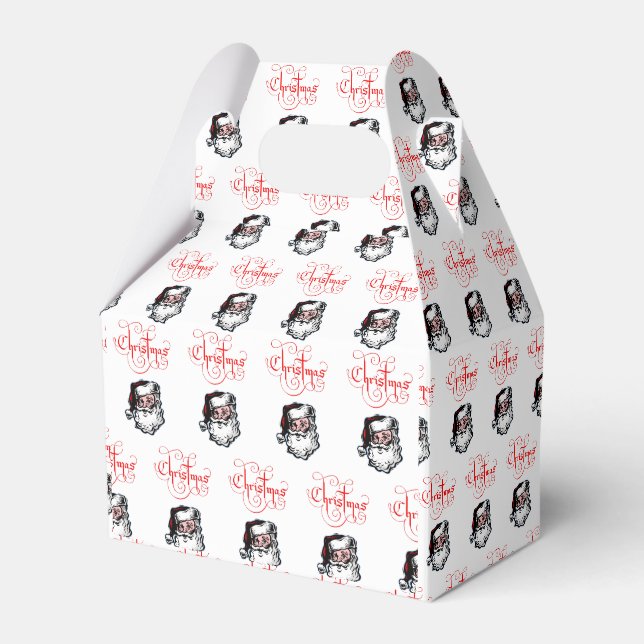 Gable Favor Box Weihnachten Geschenkschachtel (Vorderseite)
