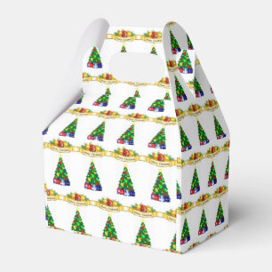 Gable Favor Box Weihnachten Geschenkschachtel