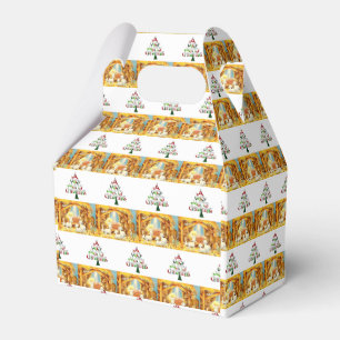 Gable Favor Box Weihnachten Geschenkschachtel