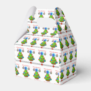 Gable Favor Box Weihnachten Geschenkschachtel