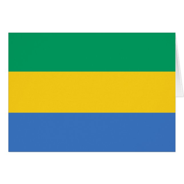Gabon Flag (Vorderseite (Horizontal))