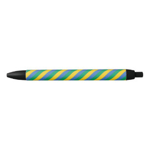Gabon Flag Ballpoint Pen Kugelschreiber