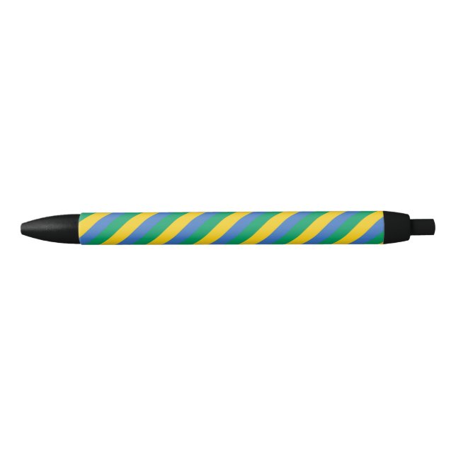 Gabon Flag Ballpoint Pen Kugelschreiber (Vorderseite)