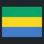 Gabon Flag Fotodruck<br><div class="desc">Patriotische Flagge von Gabun.</div>