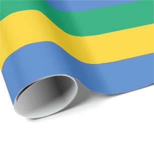 Gabon Flag Geschenkpapier