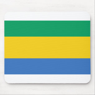 Gabon Flag Mousepad