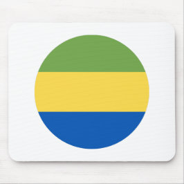 Gabon Flag Mousepad