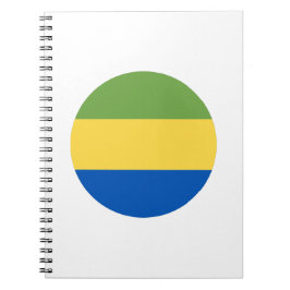 Gabon Flag Notizblock