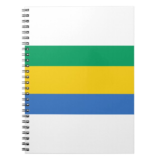 Gabon Flag Notizblock (Vorderseite)