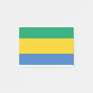Gabon Flag Post-it Klebezettel