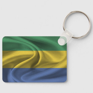 Gabon Flag Schlüsselanhänger