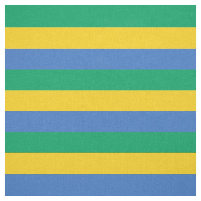 Gabon Flag Stoff (Muster)