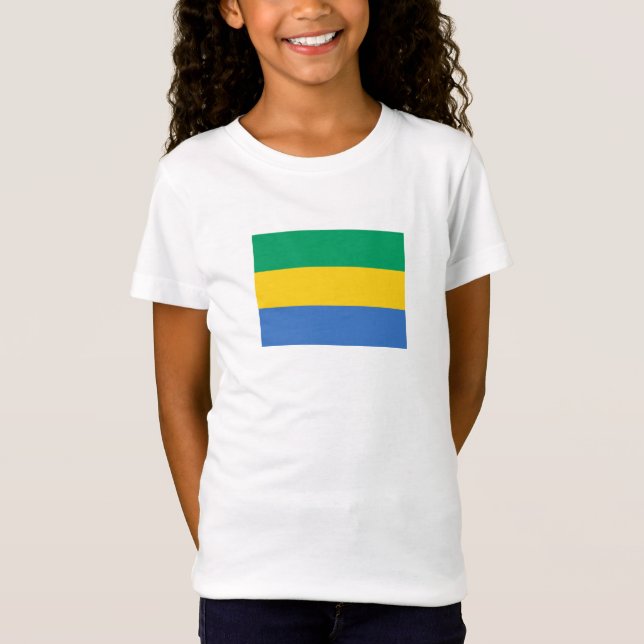 Gabon Flag T-Shirt (Vorderseite)