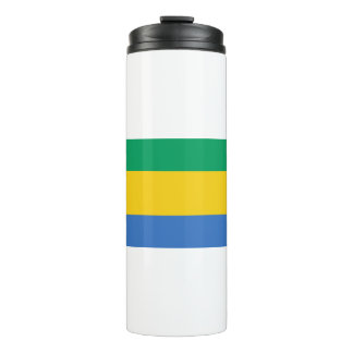 Gabon Flag Thermosbecher