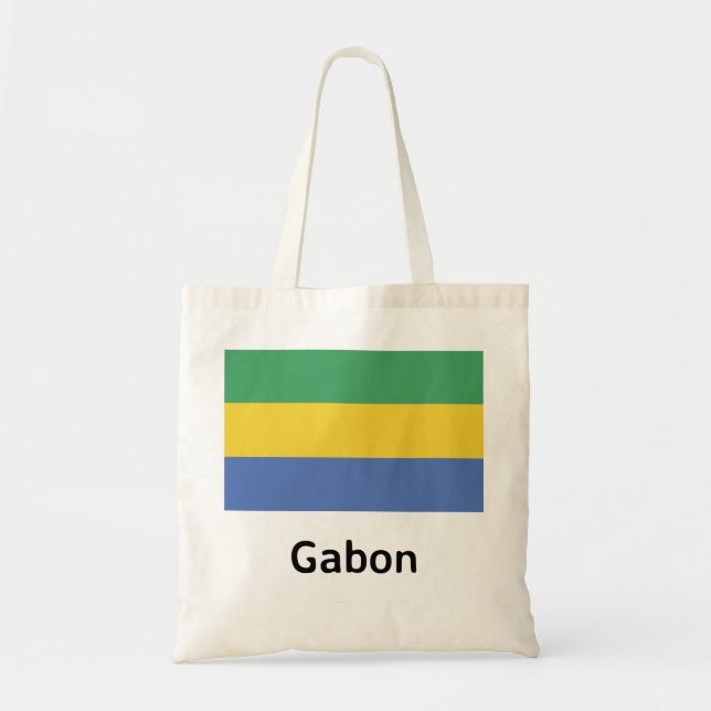 Gabon Flag Tragetasche (Vorne)