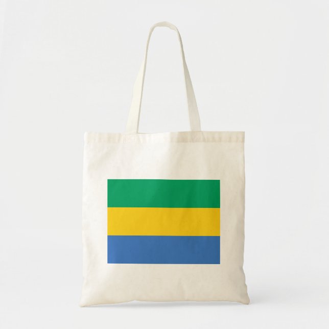 Gabon Flag Tragetasche (Vorne)