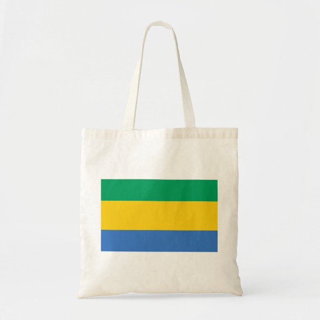 Gabon Flag Tragetasche (Vorne)