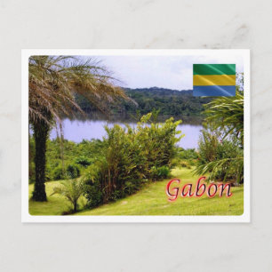 Gabon - Lac à Kango - Postkarte