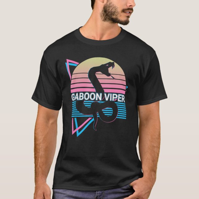 Gaboon Viper Snake T-Shirt (Vorderseite)