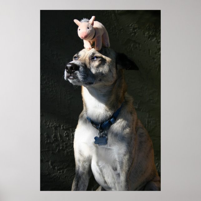 Gabriel bestellte Speck zum Frühstück Poster (Vorne)