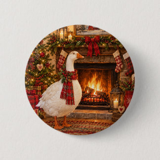 Gabriel die Weihnachtsgans Button