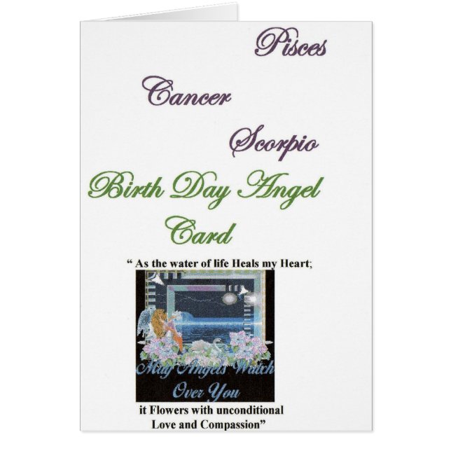 Gabriel-Erzengel von Fischen, Krebs, Skorpion (Vorne)