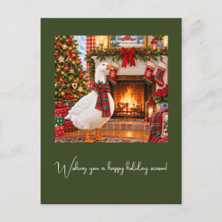 Gabriel in strahlendem Weihnachten Postkarte