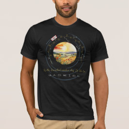 GABRIEL Peptid, Moon 8 w/ custom text, dunkel T-Shirt