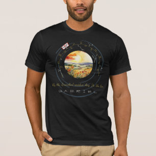 GABRIEL Peptid, Moon 8 w/ custom text, dunkel T-Shirt