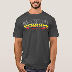 Gabriel Vorname Lustig Vintage Sonnenuntergang Gab T-Shirt
