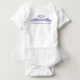 Gabriella girls name & bedeutung angel wings lila baby strampler