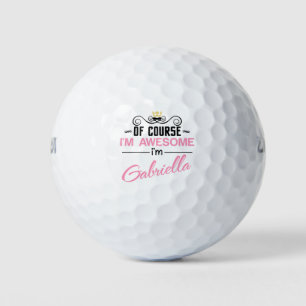 Gabriella Natürlich bin ich Phantastisch Golfball