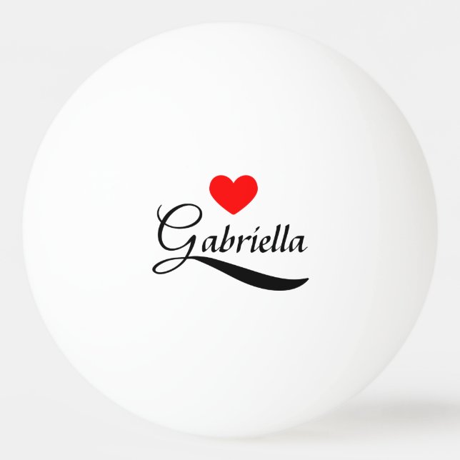 Gabriella Tischtennisball (Vorderseite)