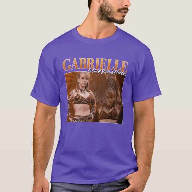Gabrielle Amazon Queen Retro friends T-Shirt (Vorderseite)